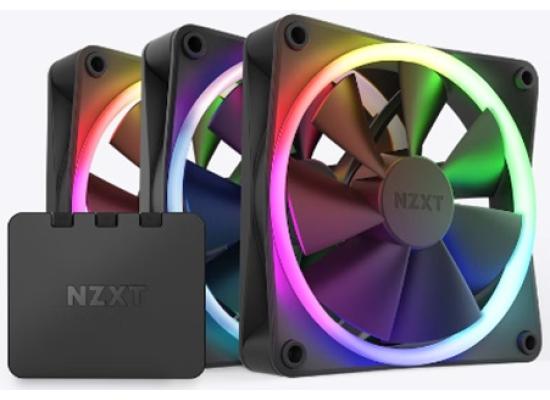 NZXT F120 RGB DUO 3-Pack Black