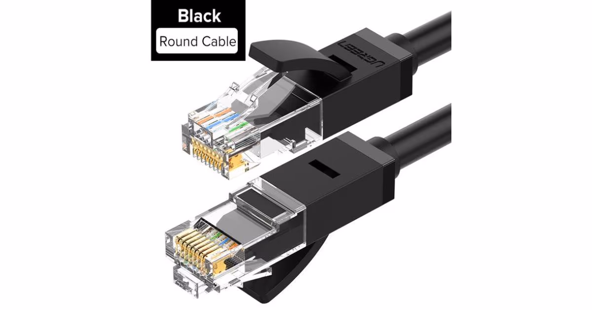 UGREEN Cat6 RJ45 Ethernet Network Cable Black 15M