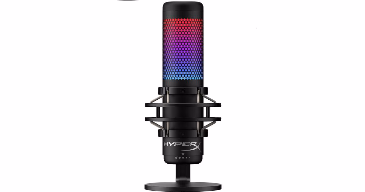 HyperX QuadCast S USB RGB Gaming Microphone