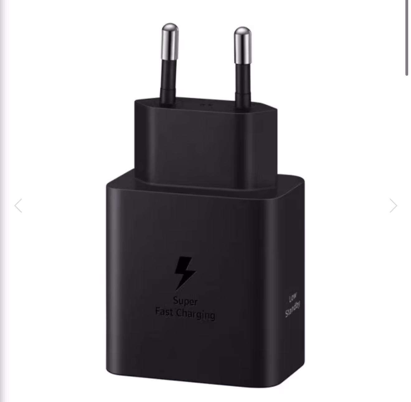 Samsung 45W Power Adapter Super Fast Charging