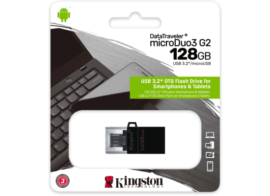 Kingston DataTraveler MicroDuo 3 Gen2 OTG 128GB + microUSB