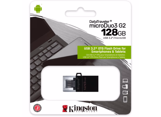 Kingston DataTraveler MicroDuo 3 Gen2 OTG 128GB + microUSB