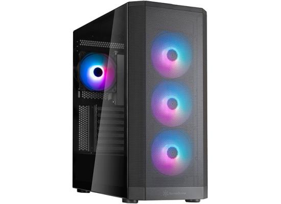 SilverStone FARA 514X Black ARGB ATX Mid Tower Dual 360mm Radiator Support