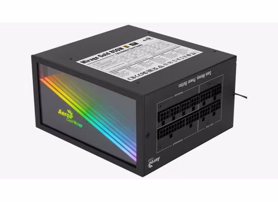 AeroCool Mirage Gold 850W ARGB Fully Modular Power Supply