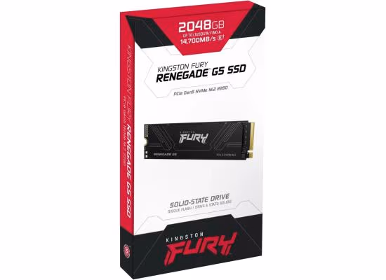 Kingston FURY Renegade G5 2TB PCIe 5.0 NVMe M.2 SSD - 14700/14000 MB/s