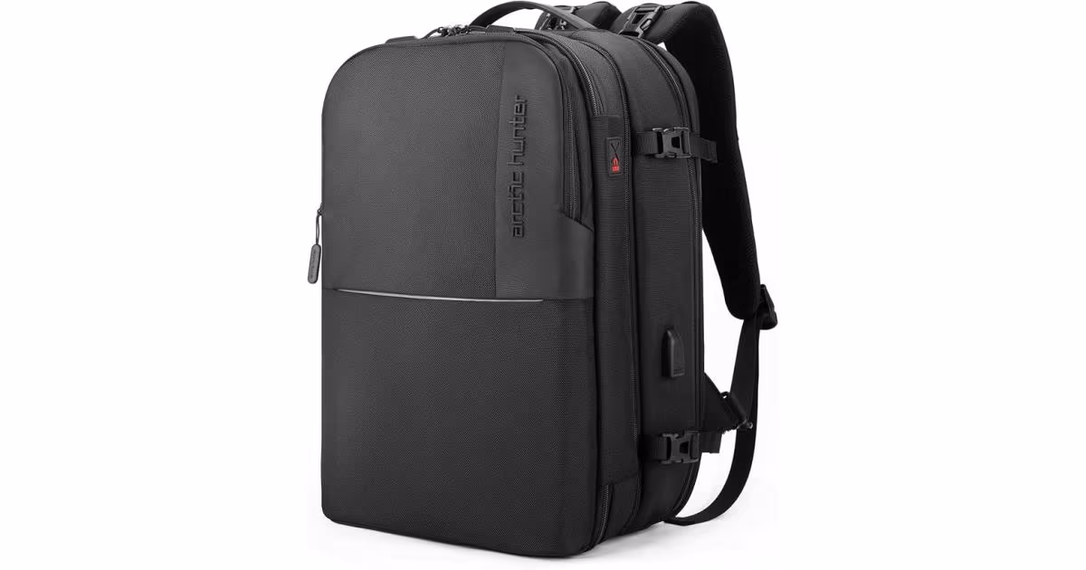 Arctic Hunter Multifunctional Backpack Detachable Design USB Port 17" Laptop - B00382