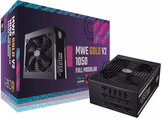 Cooler Master MWE Gold 1050 V2 1050W 80 Plus Gold Fully Modular Power Supply