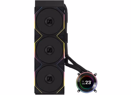 Lian Li HydroShift II LCD-S 360 Black ARGB AIO Extreme CPU Liquid Cooler