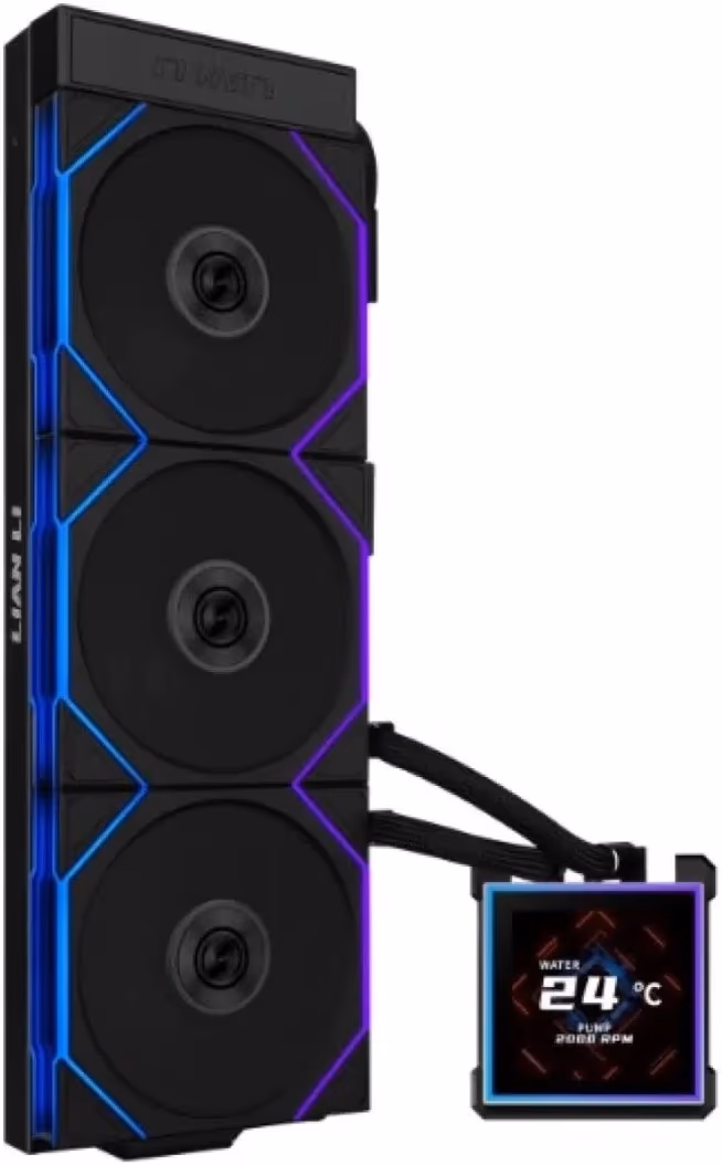 Lian Li HydroShift II LCD-S 360 Black ARGB AIO Extreme CPU Liquid Cooler