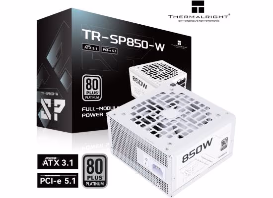 Thermalright SP-850-W 850W 80 Plus Platinum Full Modular Power Supply White