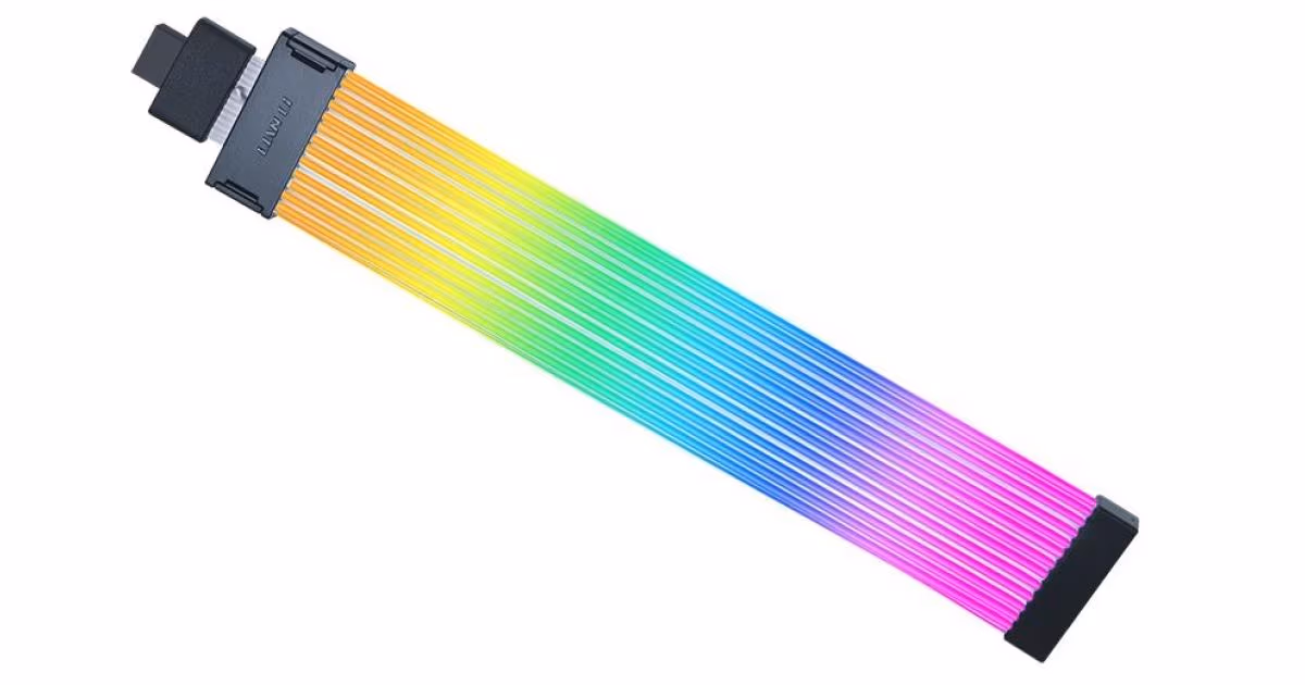 Lian Li Strimer Wireless 16-12 Addressable 90° RGB Extension Cables For 12VHPWR RTX GPUs