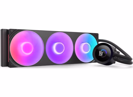 NZXT Kraken Plus 360 RGB Black LCD Display All-In-One