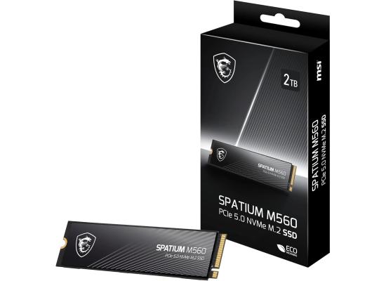 MSI SPATIUM M560 2TB PCIe 5.0 NVMe M.2 SSD - 10300/8700 MB/s
