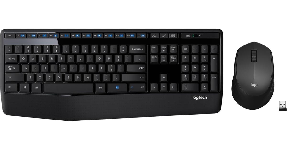 Logitech MK345 Wireless Keyboard and Mouse Combo