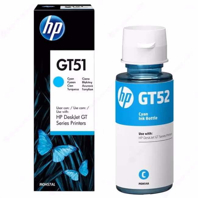 HP GT52 Cyan Original Ink