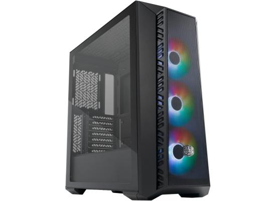 Cooler Master MasterBox 520 Mesh ARGB Mid Tower 3x CF120 ARGB Fans