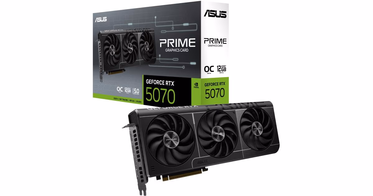 ASUS PRIME Gaming GeForce RTX 5070 OC Edition 12GB GDDR7