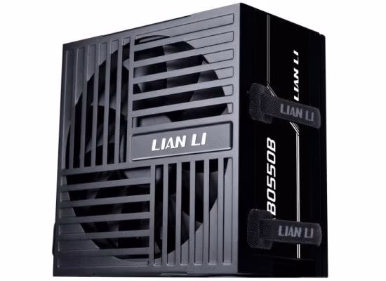 Lian Li RB550B 550W PCIE 5.1 80 Plus Bronze Non-Modular Power Supply Black