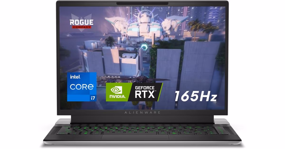 Dell Alienware X14 R2 Gaming Laptop 14" QHD+ 165Hz i7-13620H RTX 4050 6GB 16GB DDR5 512GB - Lunar Silver
