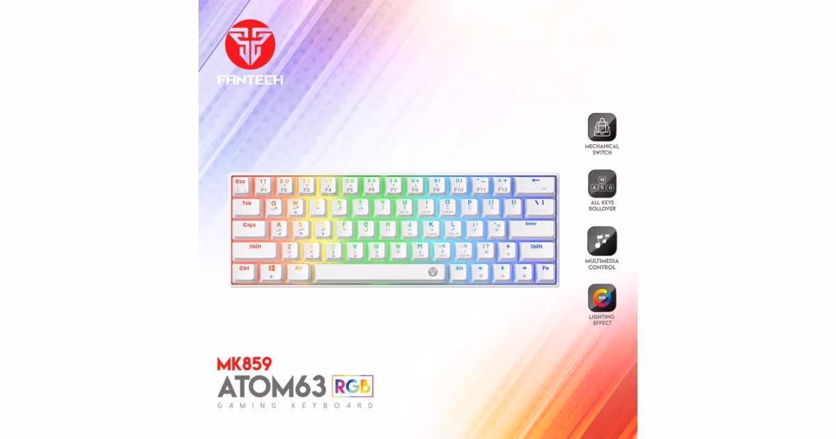 FANTECH ATOM63 MK859 60% RGB Mechanical Gaming Keyboard