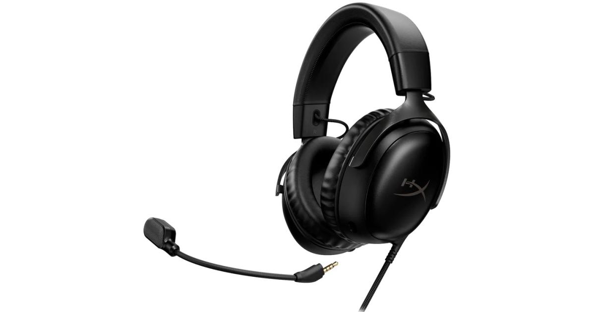 HyperX Cloud III DTS:X Spatial 3D Surround Sound Gaming Headset Blackout