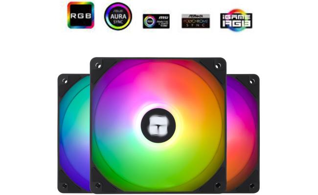 Thermalright TL-C12C-S X3 Black 3PIN ARGB 120mm Cooling Fan Kit 3-Pack