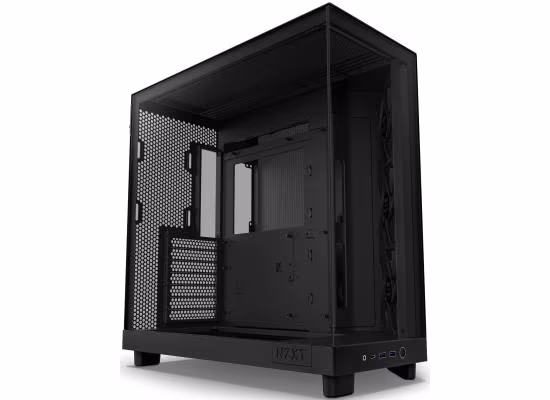 NZXT H6 Flow Perforated Compact Dual-Chamber Mid-Tower Black