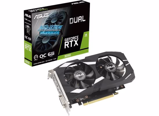 ASUS Dual GeForce RTX 3050 OC Edition 6GB GDDR6