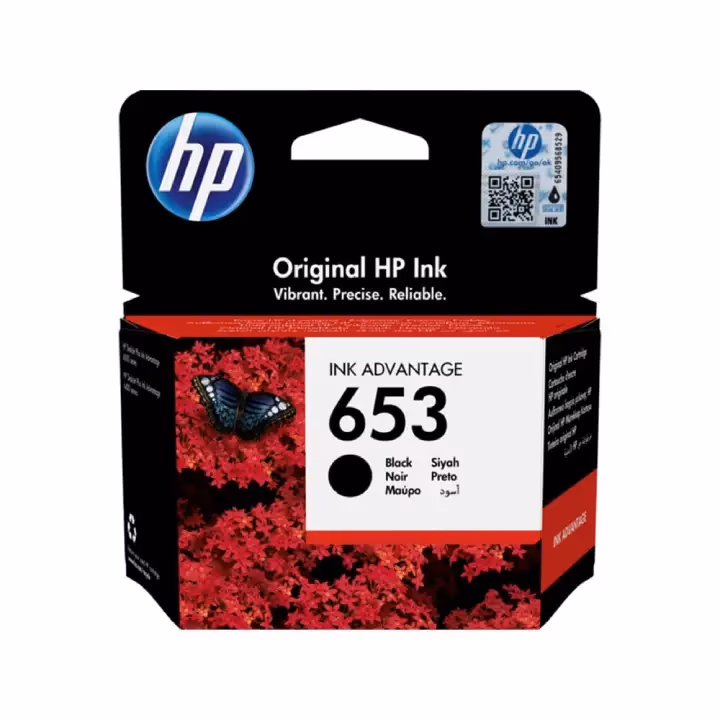 HP 653 Ink Advantage Black Original Ink