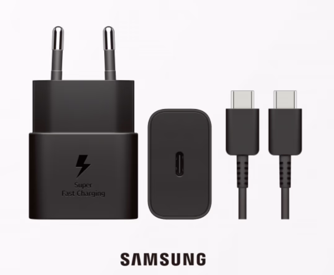 Samsung 25W Power Adapter Super Fast Charging with USB-C Cable