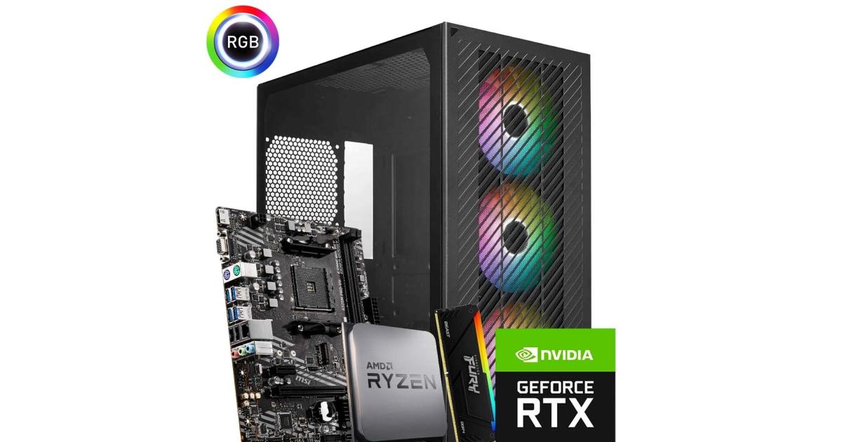 AMD Ryzen 5 5500 // RTX 5050 8GB // 8GB RAM - Custom Build