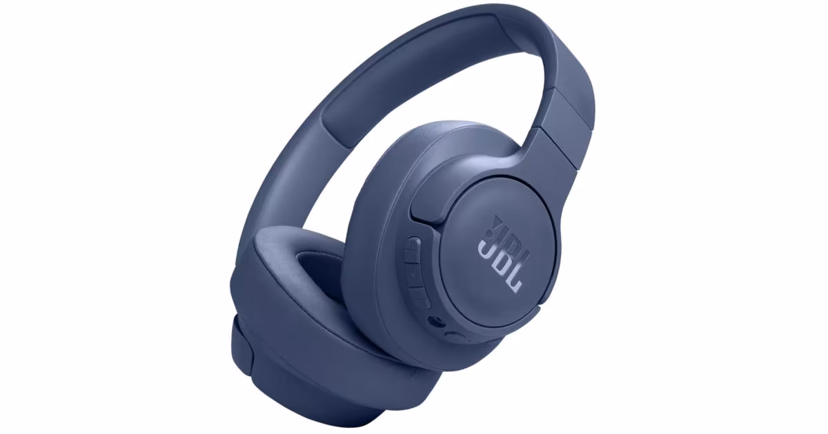 JBL Tune 770NC Adaptive Noise Cancelling Wireless Over-Ear Headphones Blue