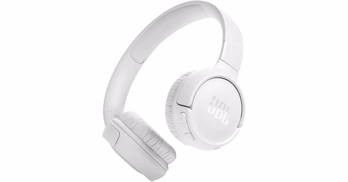 JBL Tune 520BT Wireless On-Ear Headphones White