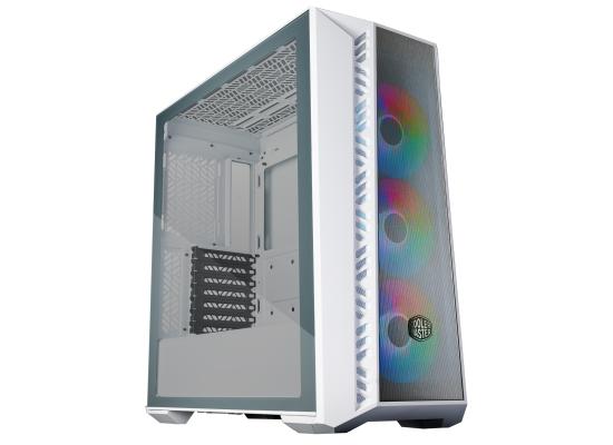 Cooler Master MasterBox 520 Mesh ARGB Mid Tower White 3x CF120 ARGB Fans