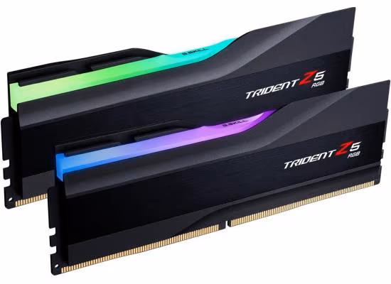 G.SKILL Trident Z5 RGB Series 32GB (2x16GB) DDR5 RAM 6000MT/s CL36 Memory Kit - Black