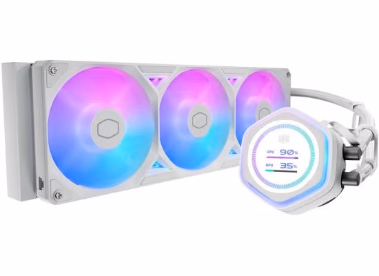 Cooler Master MasterLiquid ATMOS II 360 LCD White ARGB