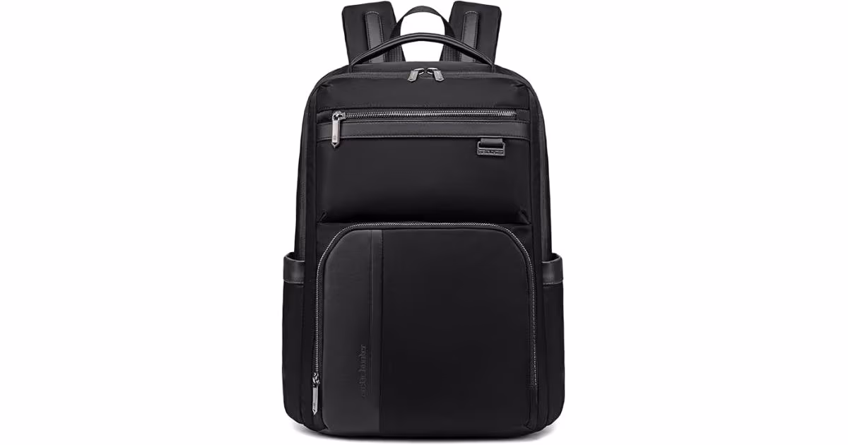 Arctic Hunter Business Backpack for Men 15.6" Laptop Bag Multi-Pockets Water Resistant 19L - B00808