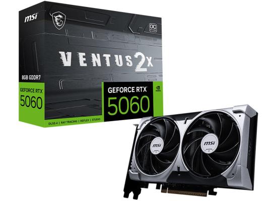 MSI GeForce RTX 5060 VENTUS 2X OC 8GB GDDR7