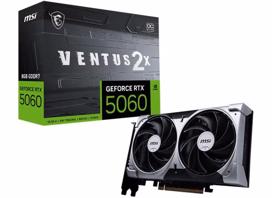 MSI GeForce RTX 5060 VENTUS 2X OC 8GB GDDR7
