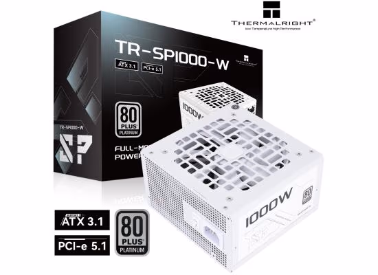 Thermalright SP-1000-W 1000W 80 Plus Platinum Full Modular Power Supply White