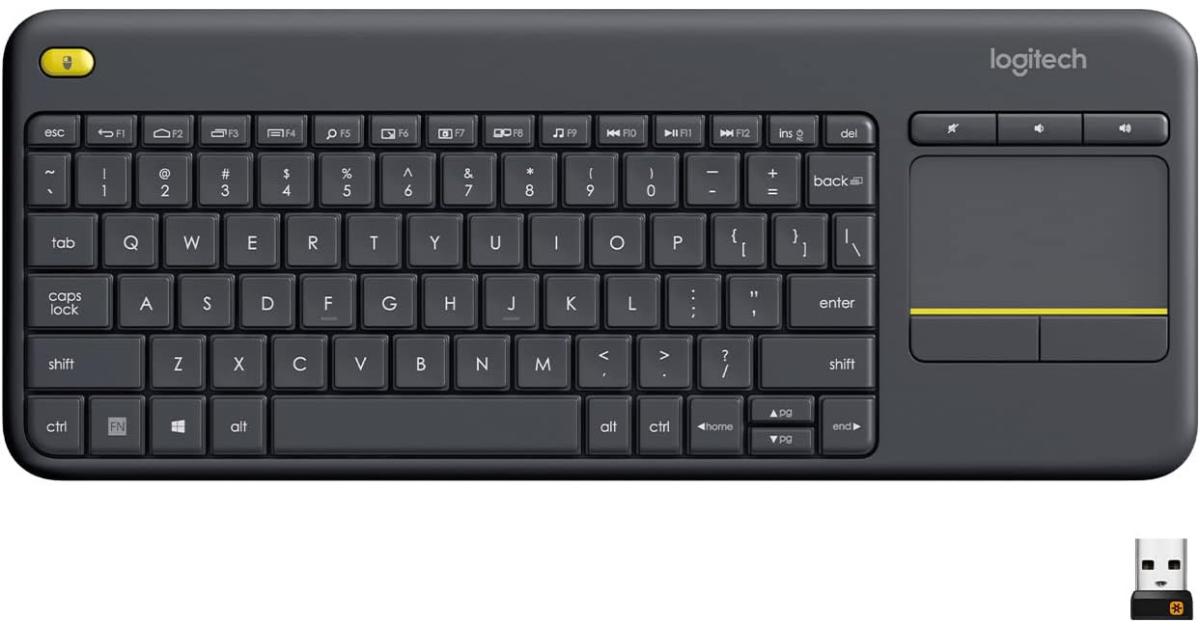 Logitech K400 Plus Wireless Keyboard with Touchpad