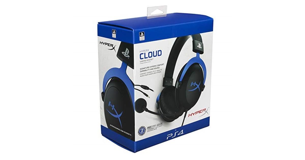 HyperX Cloud Wired 3.5mm Stereo Gaming Headset with Detachable Mic