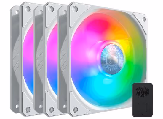 Cooler Master SickleFlow 120 ARGB White Edition 3-Pack