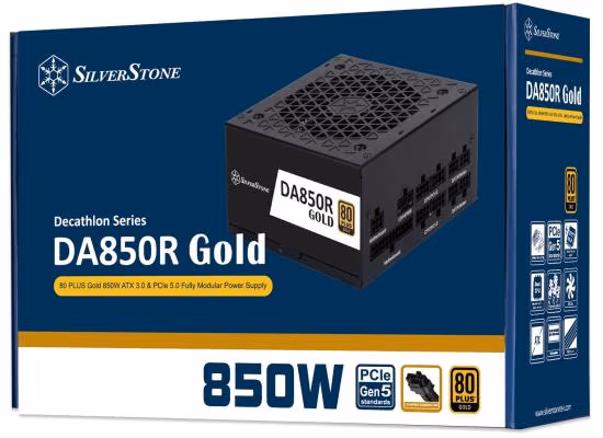 SilverStone DA850R 850W 80 Plus Gold Full Modular Power Supply