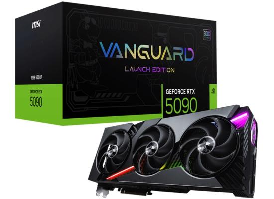 MSI GeForce RTX 5090 VANGUARD SOC LAUNCH EDITION 32GB GDDR7