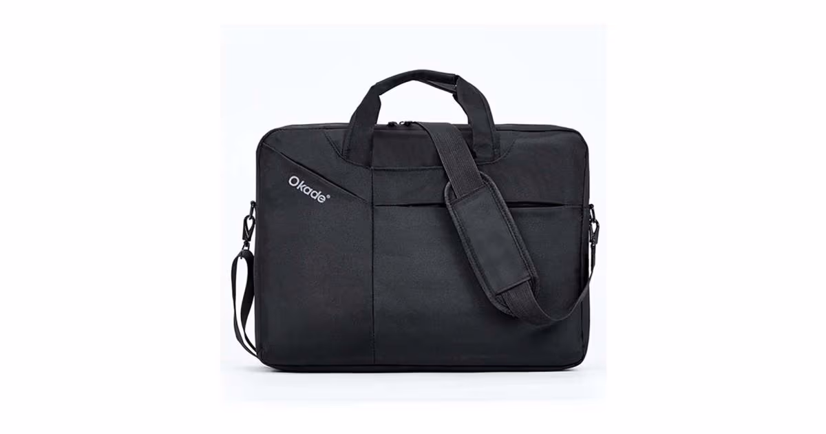Okade T50 Laptop Bag 15.6" and 16" - PU Leather Black