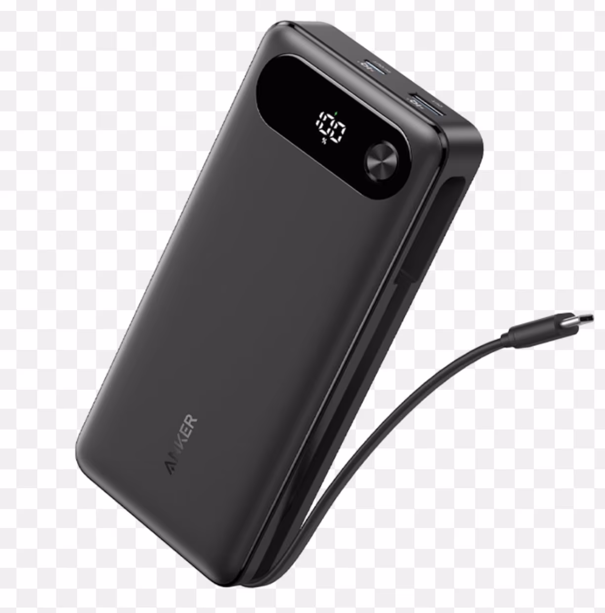 Anker Power Bank 20K 87W Built-In USB-C Cable