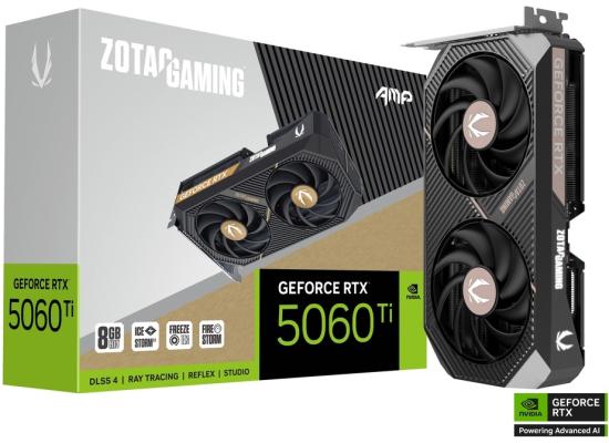 ZOTAC GAMING GeForce RTX 5060 Ti AMP 8GB GDDR7