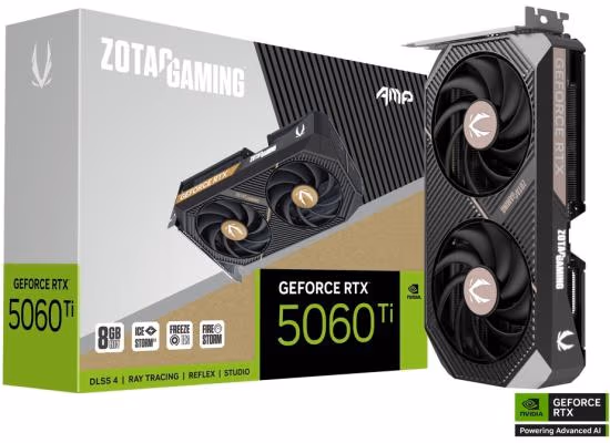 ZOTAC GAMING GeForce RTX 5060 Ti AMP 8GB GDDR7