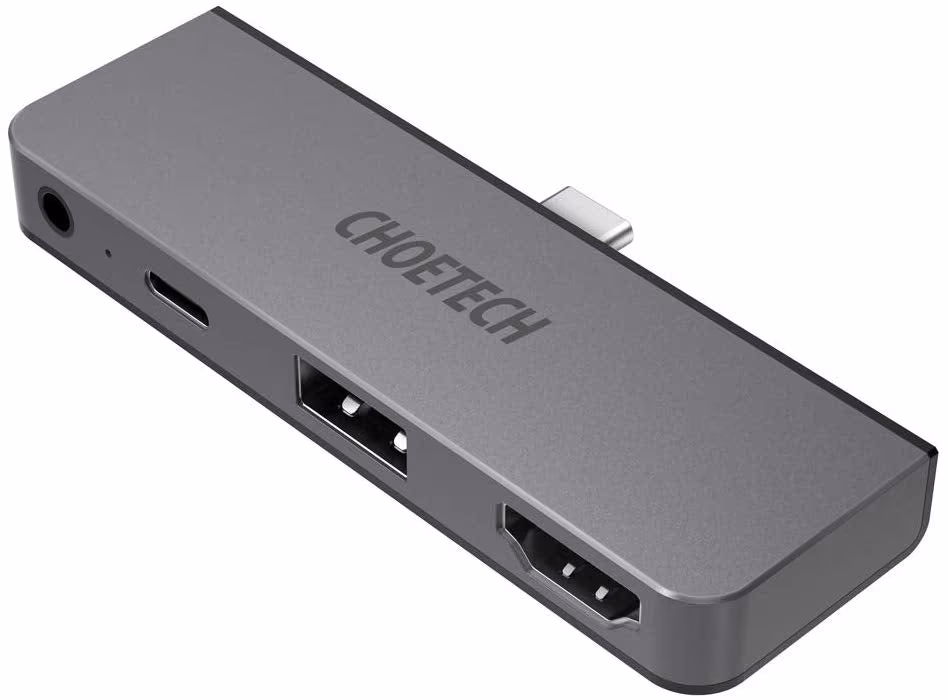 Choetech USB Type C 4in1 Hub 4K 60HZ HDMI PD 60W Audio For iPad Pro